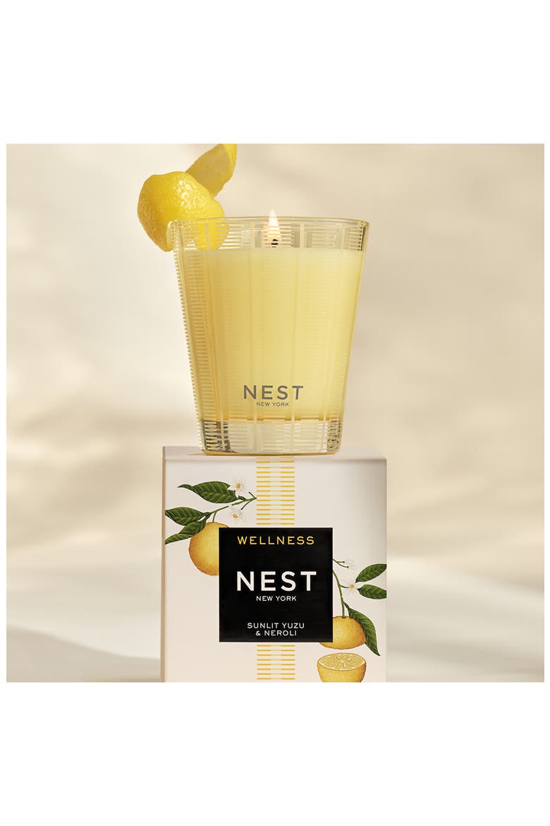 Sunlit Yuzu & Mandarin Candle, Alternate, color, NO COLOR