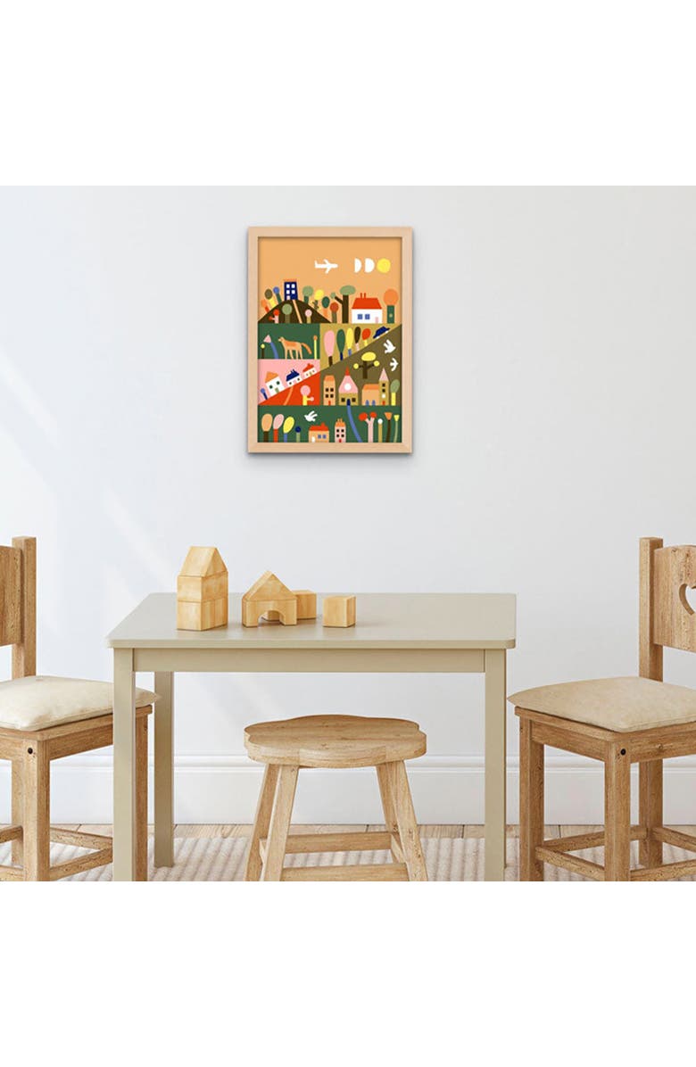 Journey of Something Paint By Numbers Outside the City, DIY Art Craft Kit, Alternate, color, Multicolored