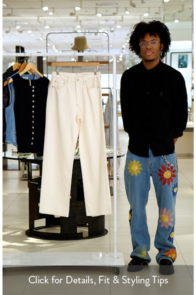 Shea High Waist Relaxed Straight Leg Jeans video