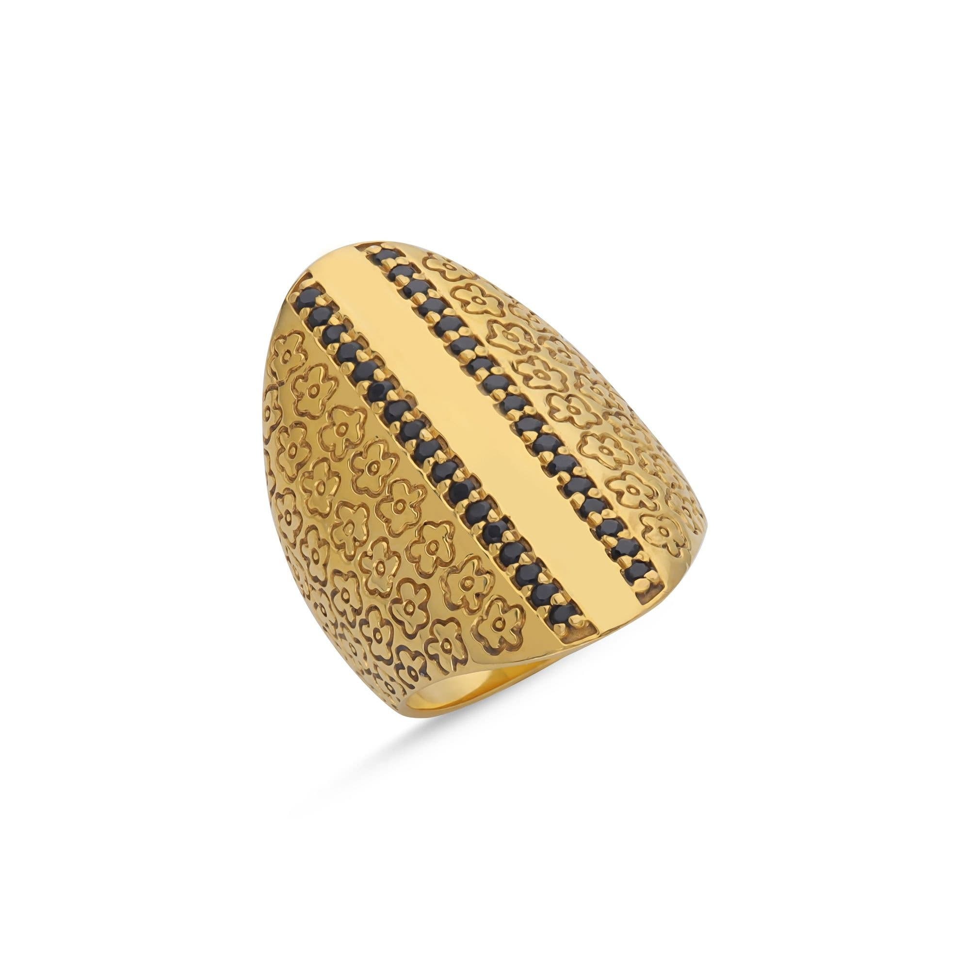 selected Gold & Black
