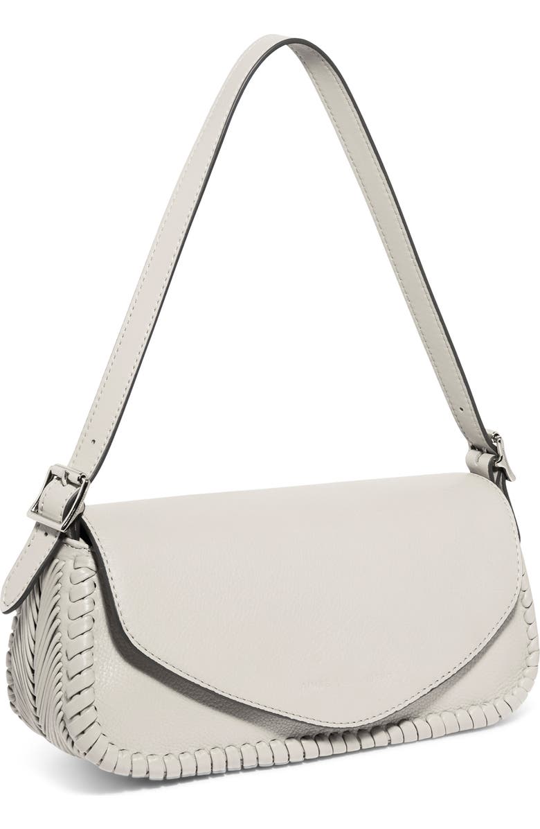 AIMEE All for Love Leather Baguette Shoulder Bag, Alternate, color, Chalk