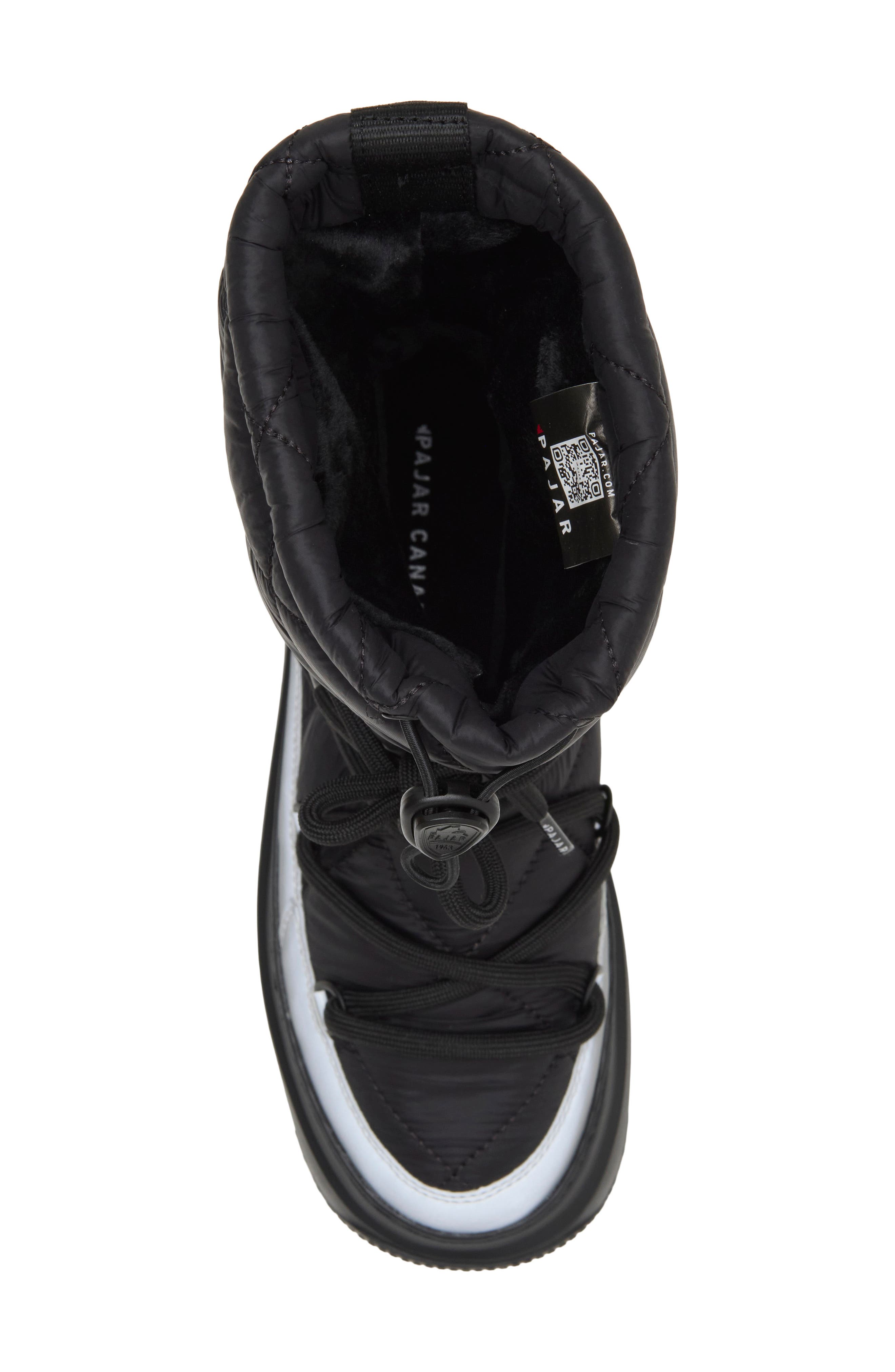 Gravita Mid Leather Boot, Alternate, color, BLACK/ SILVER