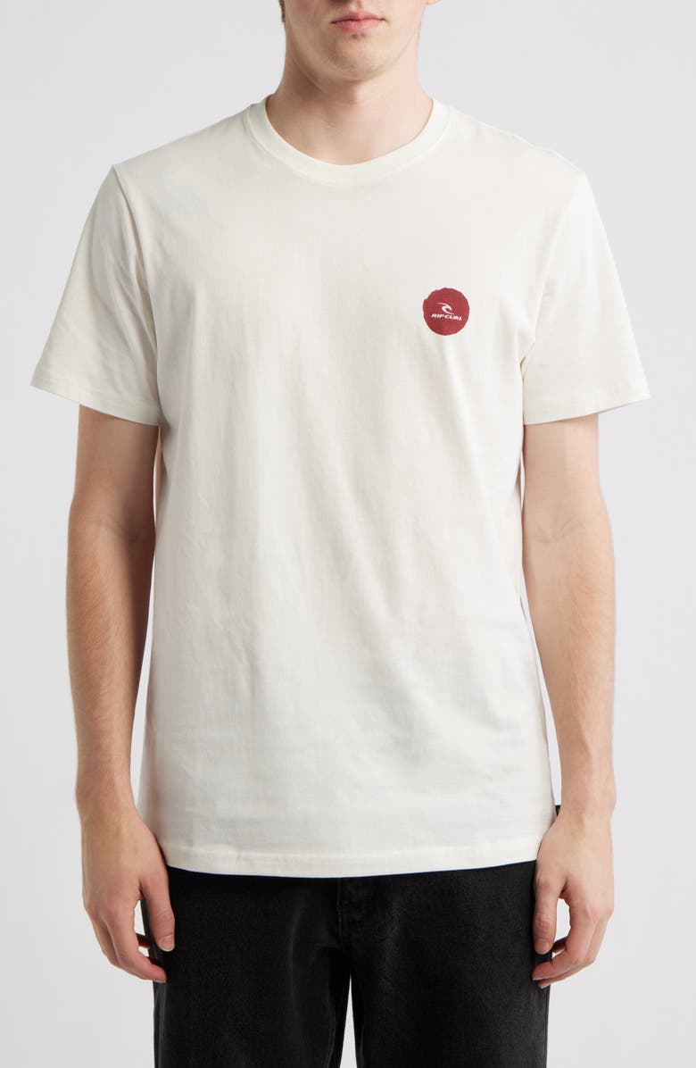 Rip Curl Made For Cotton Graphic T-Shirt, Main, color, Bone
