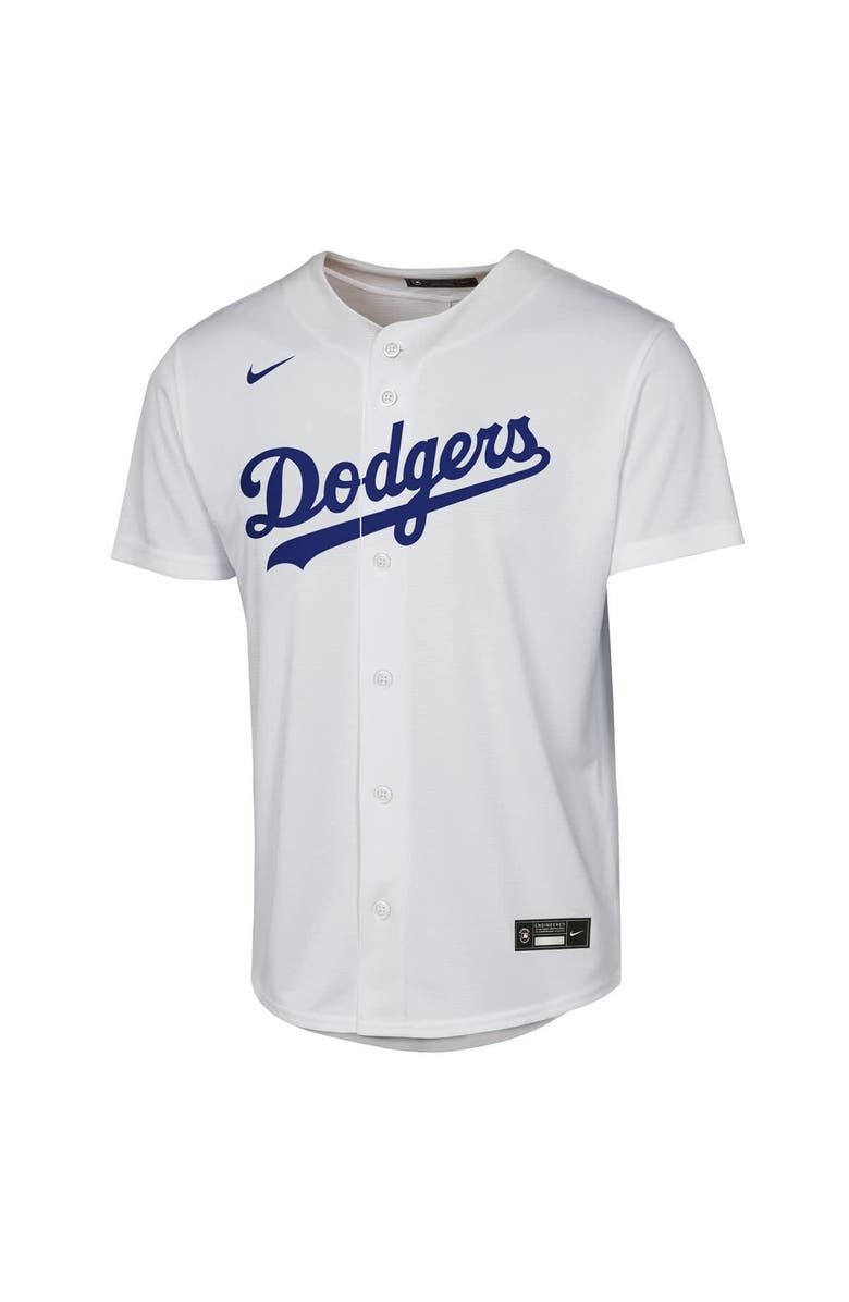 Nike Youth Nike Yoshinobu Yamamoto White Los Angeles Dodgers Home Replica Player Jersey, Alternate, color,