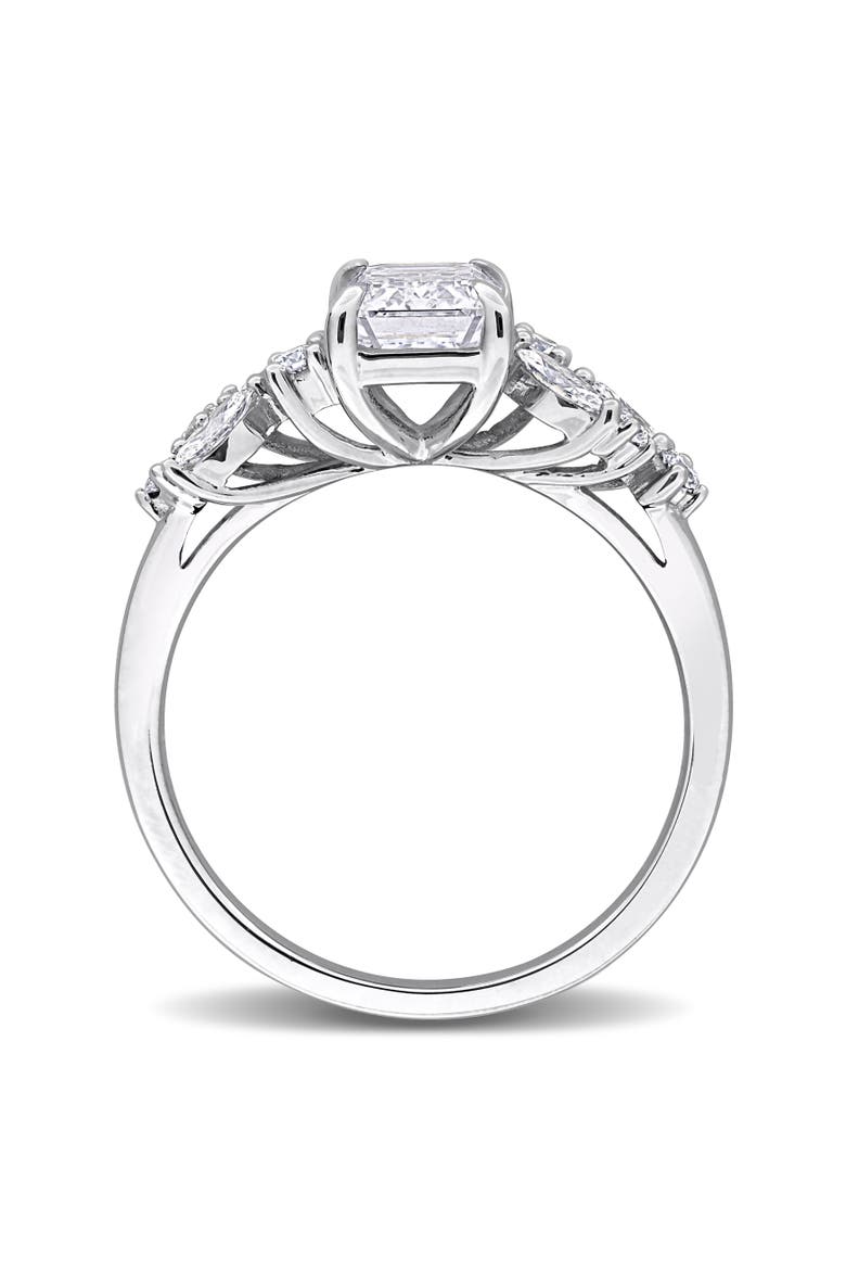 1-4/5 CTW Lab-Grown Diamond Multi-Shaped Ring 14k, Alternate, color, White Gold