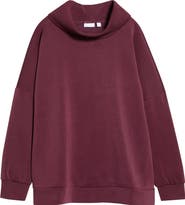 Zella Cozy Luxe Mock Neck Top