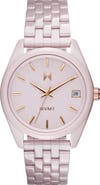 MVMT Rise Boyfriend Ceramic Bracelet Watch, 36mm