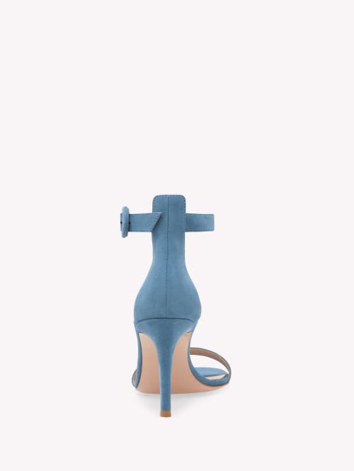 Gianvito Rossi Portofino High Heel Sandals Female Blue In Light Blue