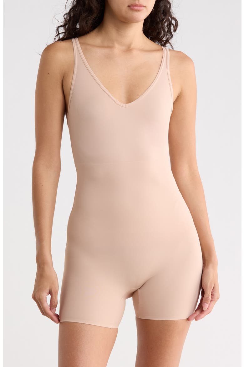 Laser Shaping Bodysuit, Main, color, TAN