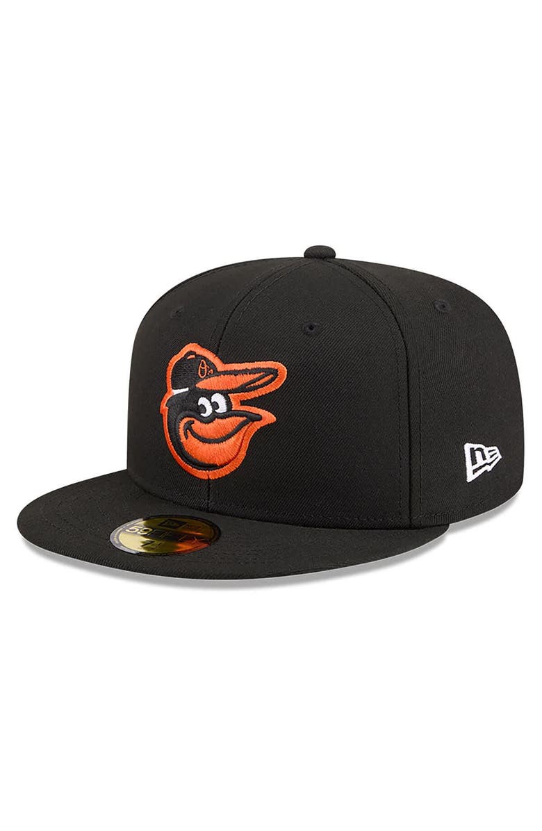 New Era Men's New Era Black Baltimore Orioles 2026 Jackie Robinson Day 59FIFTY Fitted Hat, Alternate, color, Black