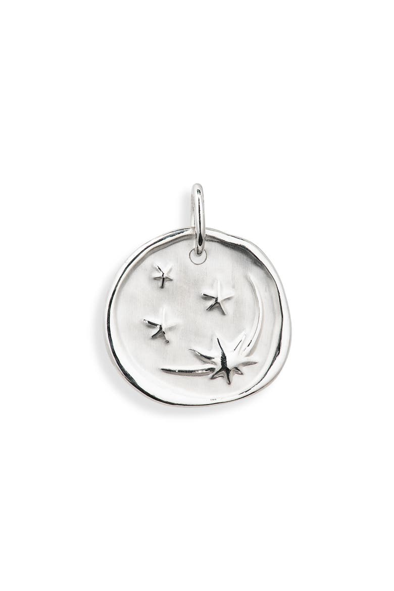 Cosmic Ancient Coin Pendant, Main, color, STERLING SILVER