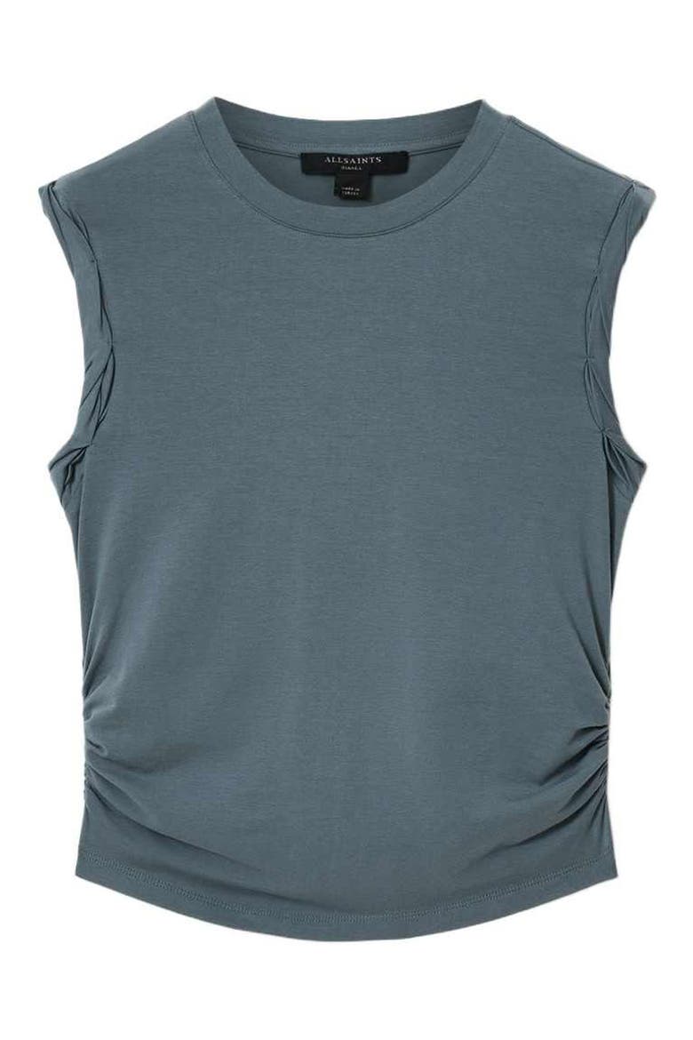 West Side Ruched Tank, Alternate, color, LUNAR BLUE