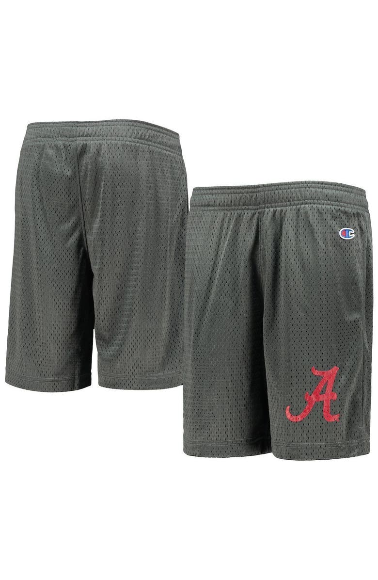 Champion Youth Champion Charcoal Alabama Crimson Tide Classic Mesh Shorts, Main, color, Charcoal