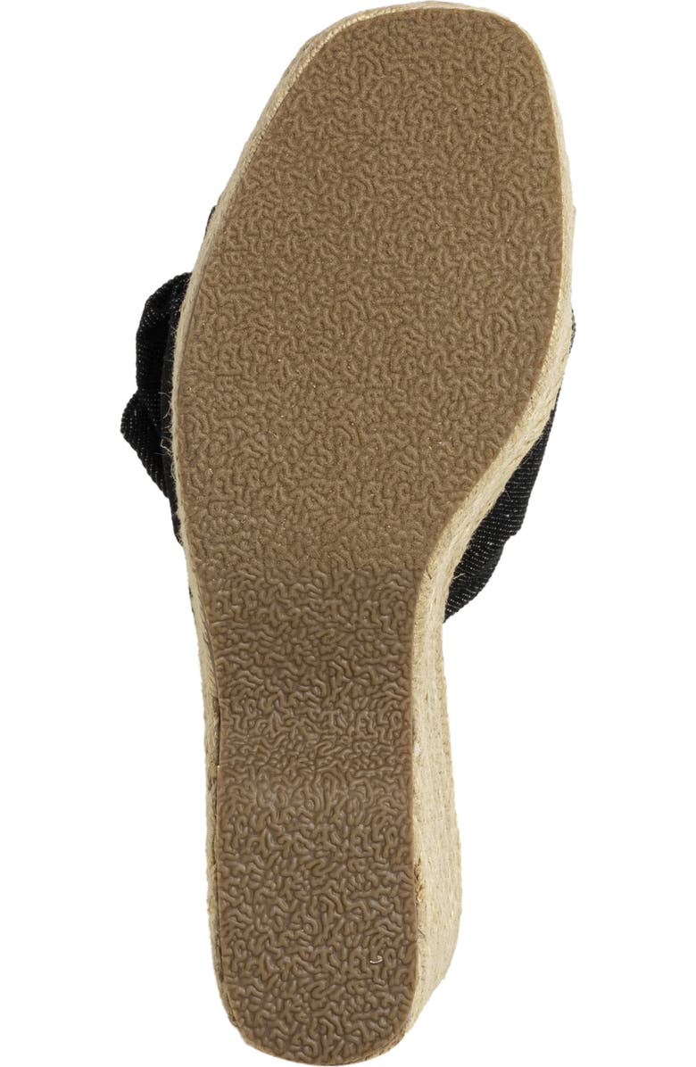 SHUSHOP Ingrid Platform Espadrille Slide Sandal, Alternate, color, Black