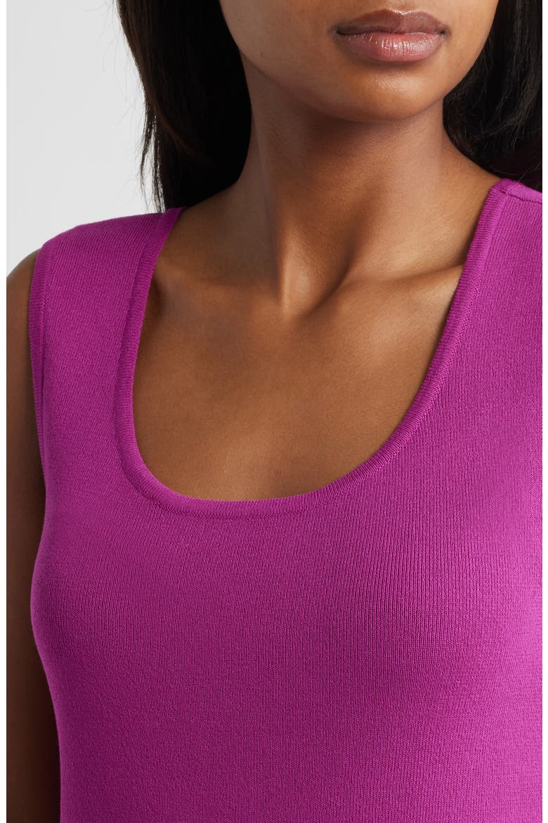 Scoop Neck Sweater Tank, Alternate, color, WILD BERRY