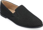 Journee Collection Lucie Perforated Flat Loafer - Wide Width Available