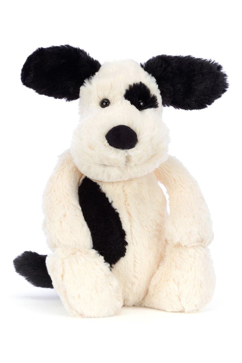 Bashful Puppy 12.5-Inch Plushie, Alternate, color, CREAM/BLACK