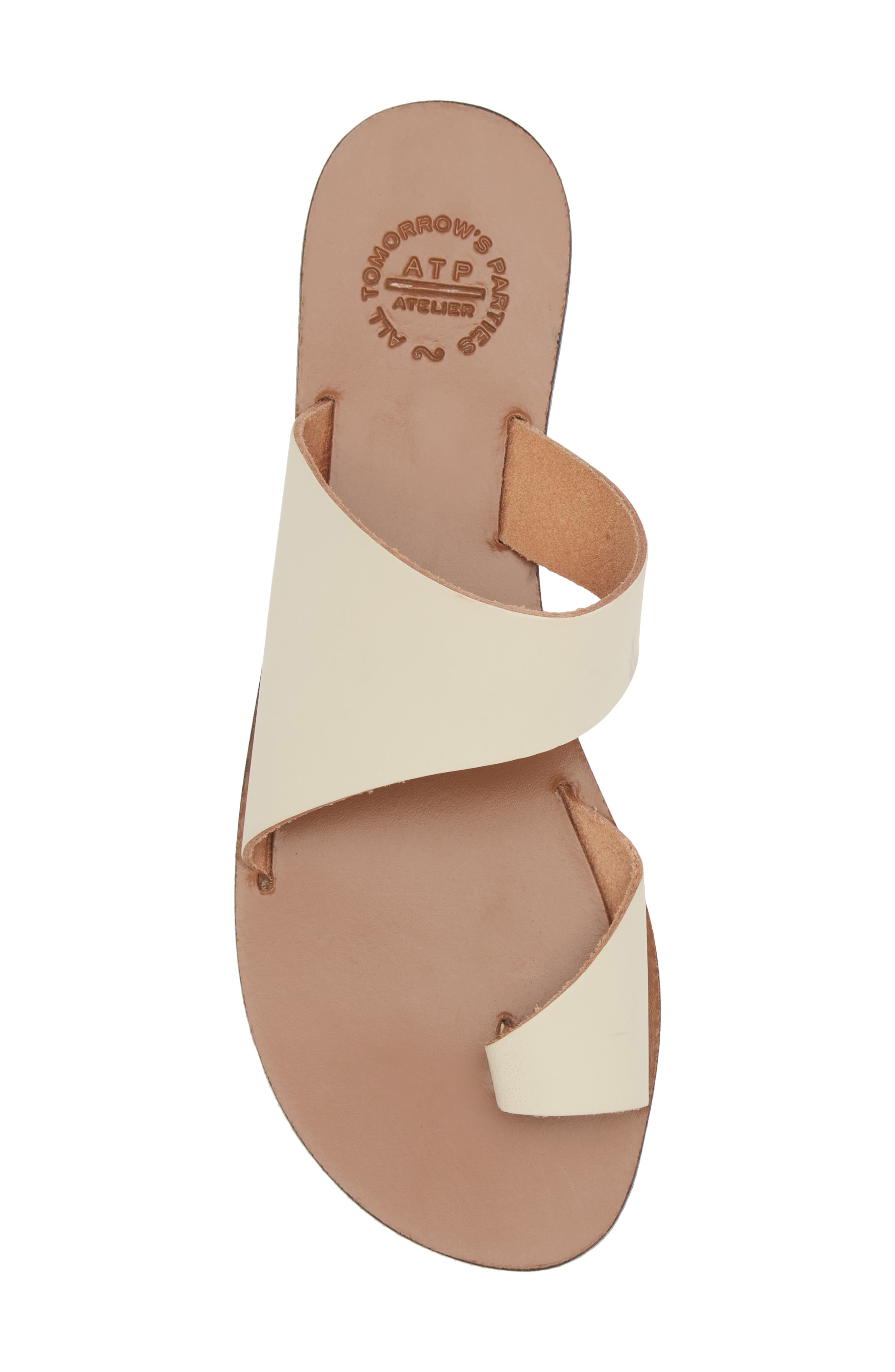 ATP ATELIER Centola Slide Sandal, Alternate, color, Linen