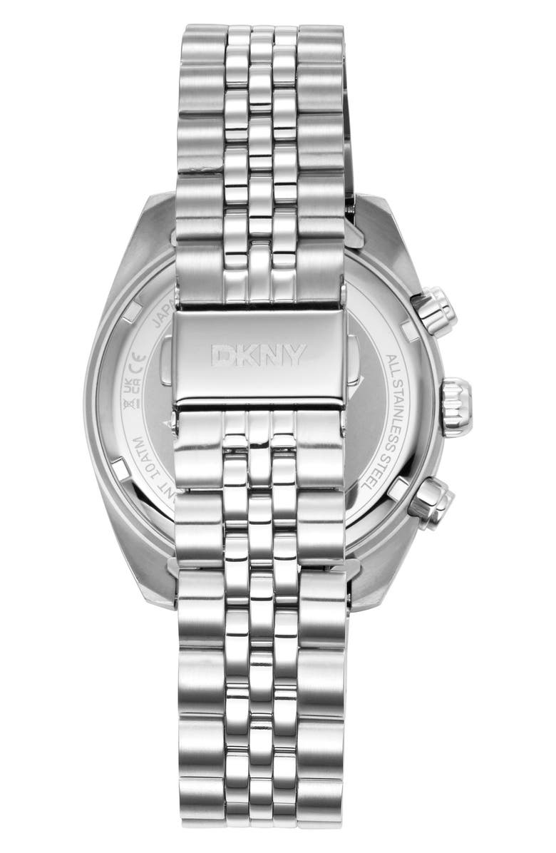 DKNY Chronograph Watch, 42mm, Alternate, color, Black/Silver