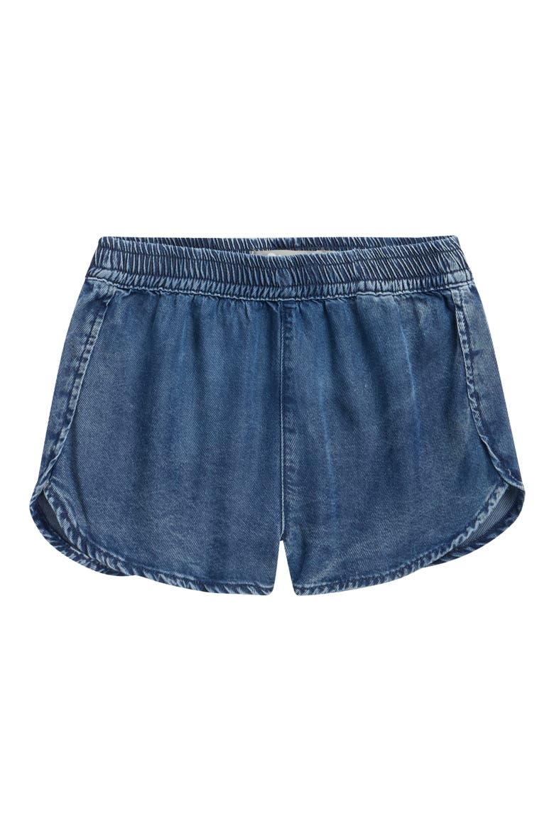 Kids' Dolphin Hem Pull-On Shorts, Main, color, MEDIUM INDIGO