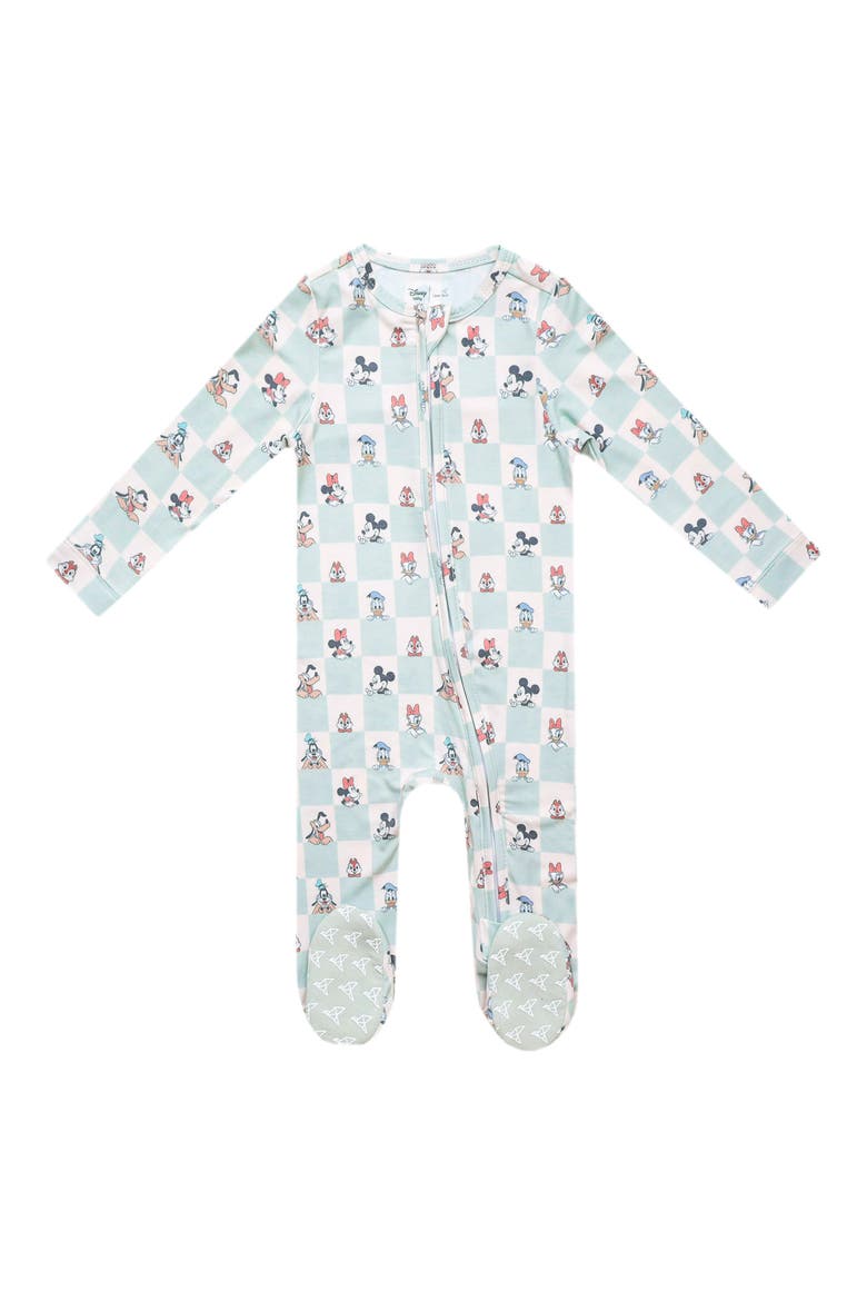 Mickey Mouse & Friends Zip-Up Footie Pajamas, Main, color, MICKEY MOUSE