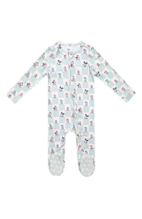 Mickey Mouse & Friends Zip-Up Footie Pajamas (Baby)