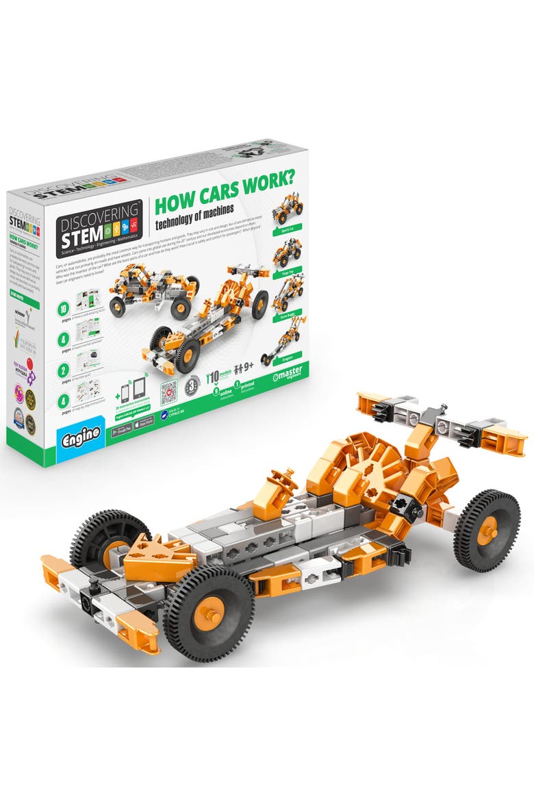 How Cars Work, Model Toy Vehicle Building Set, Main, color, Multicolored