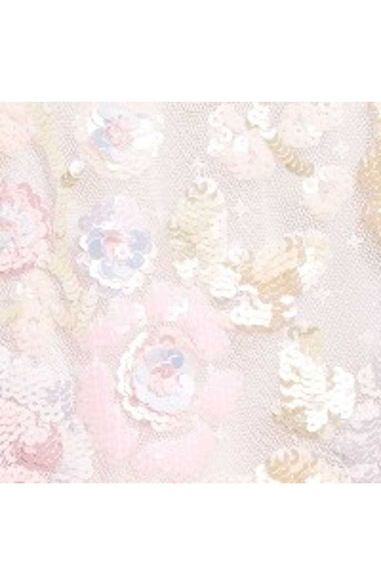 Needle & Thread Sequin Paradise Sweetheart Ankle Gown, Alternate, color, Swan White/Multi