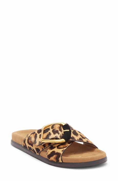Darla Genuine Calf Hair Slide Sandal