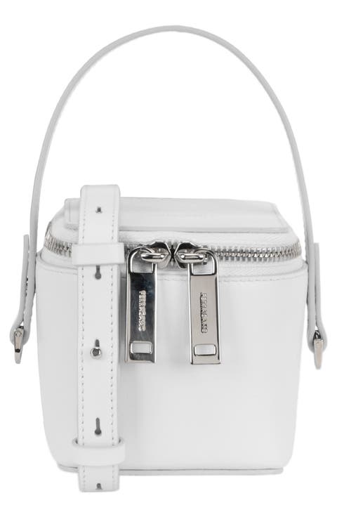 Cube Leather Bucket Bag