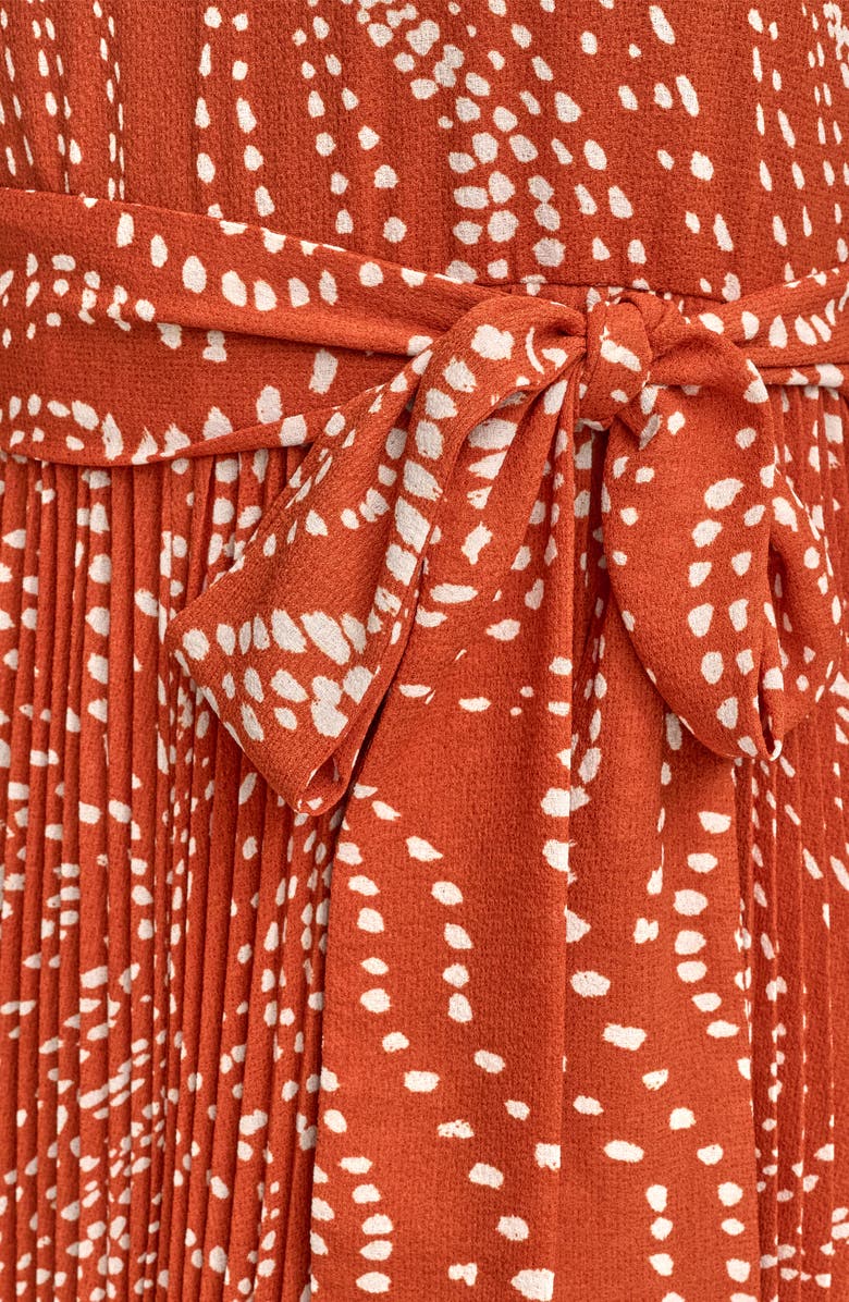 Donna Karan New York Pleated Halter Neck Dress, Alternate, color, 