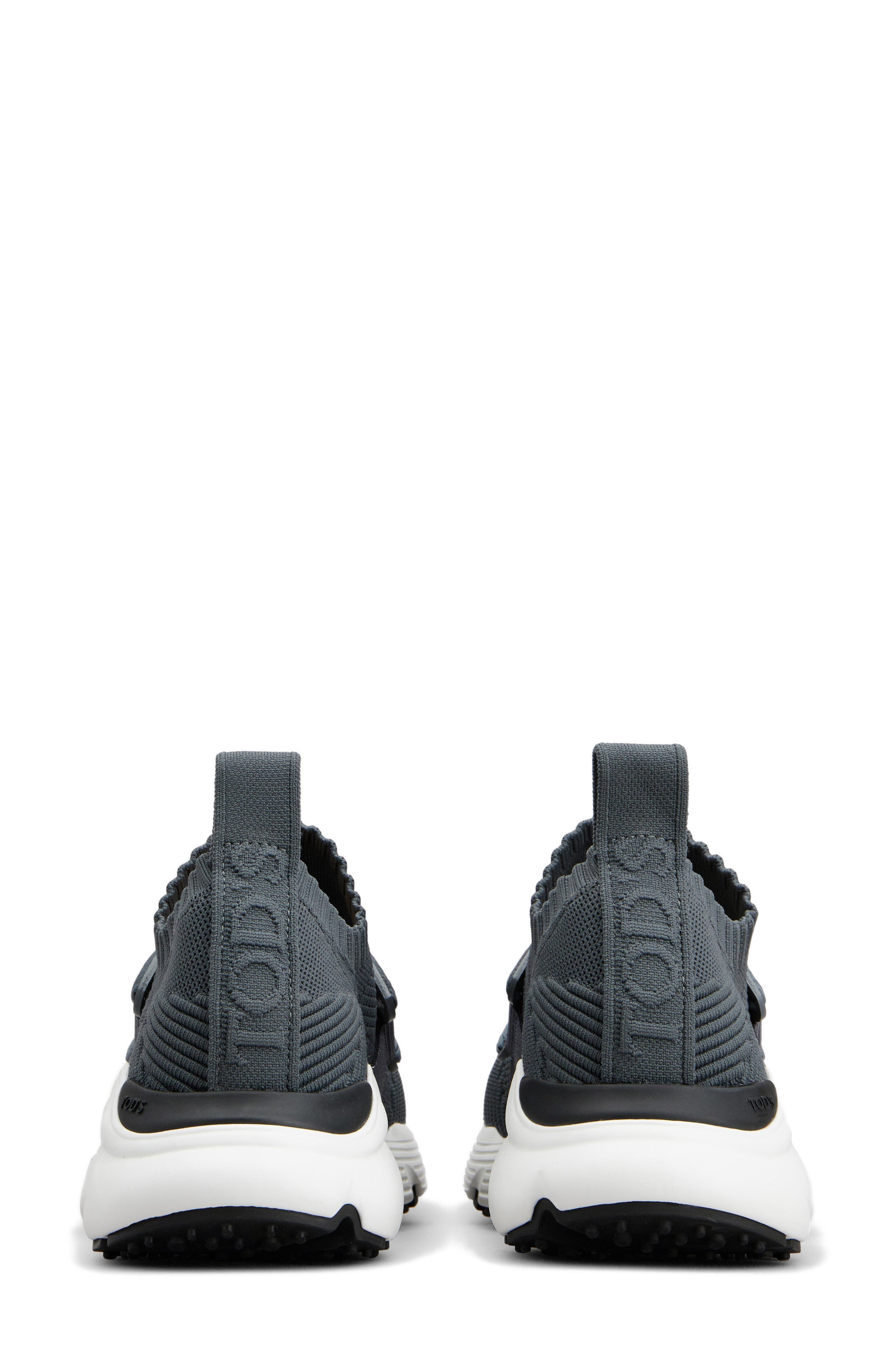 Tod's Kate Knit Slip-On Sneaker, Alternate, color, Dark Tar