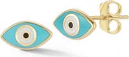 Ember Fine Jewelry 14k Gold Evil Eye Stud Earrings