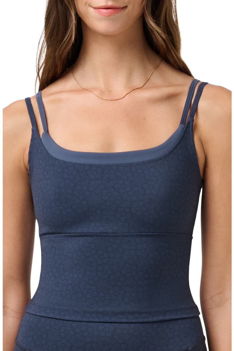 Move Double Strap Crop Tank, Main, color, OMBRE BLUE MULTI