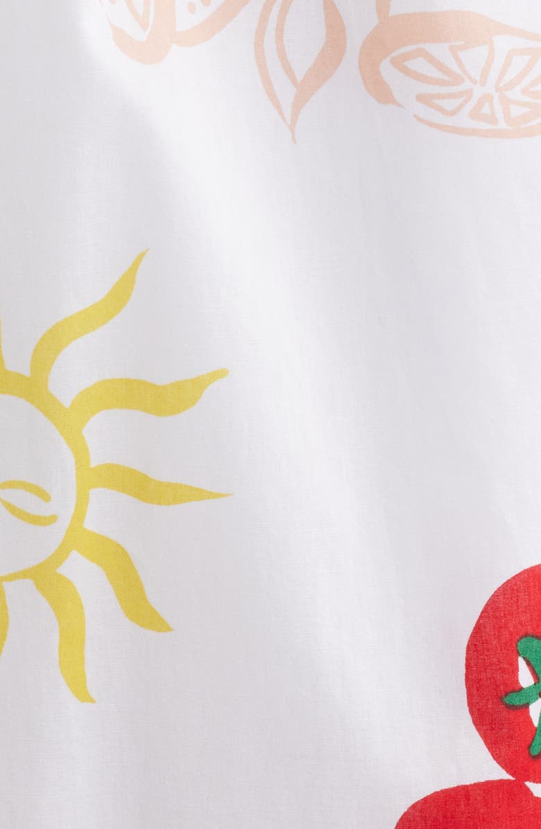 Rails Capri Printed Cotton Midi Sundress, Alternate, color, White Antipasti