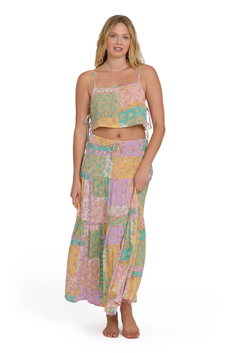 Billabong Just a Girl Maxi Skirt, Alternate, color, Vintage Violet