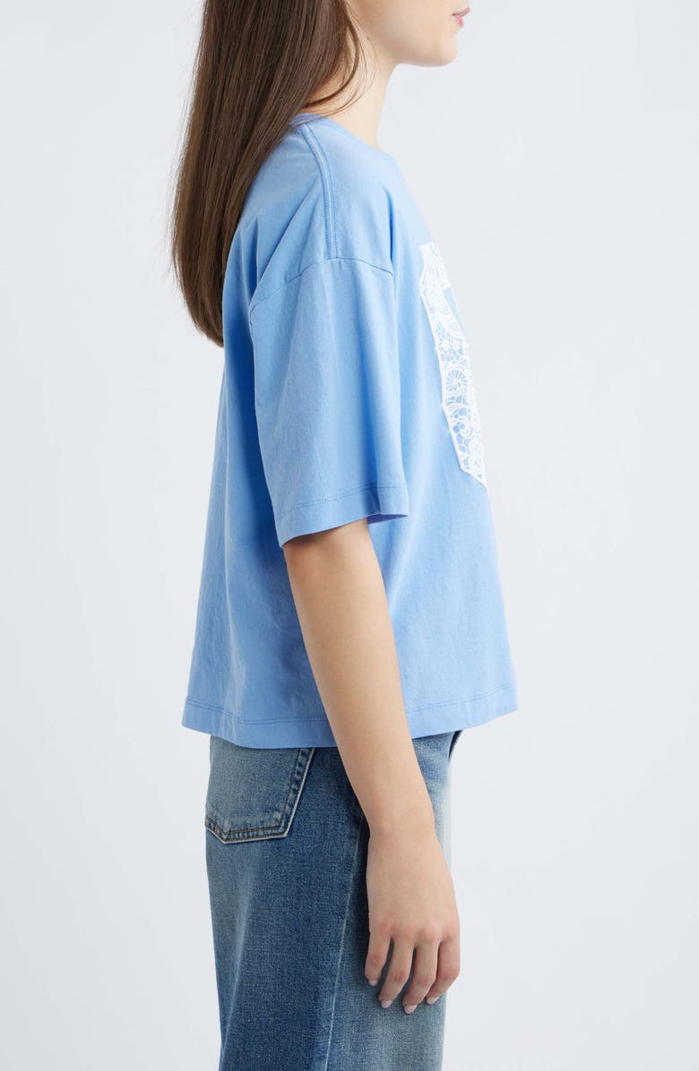 GOLDEN HOUR 67 Lace Graphic T-Shirt, Alternate, color, Cornflower Blue
