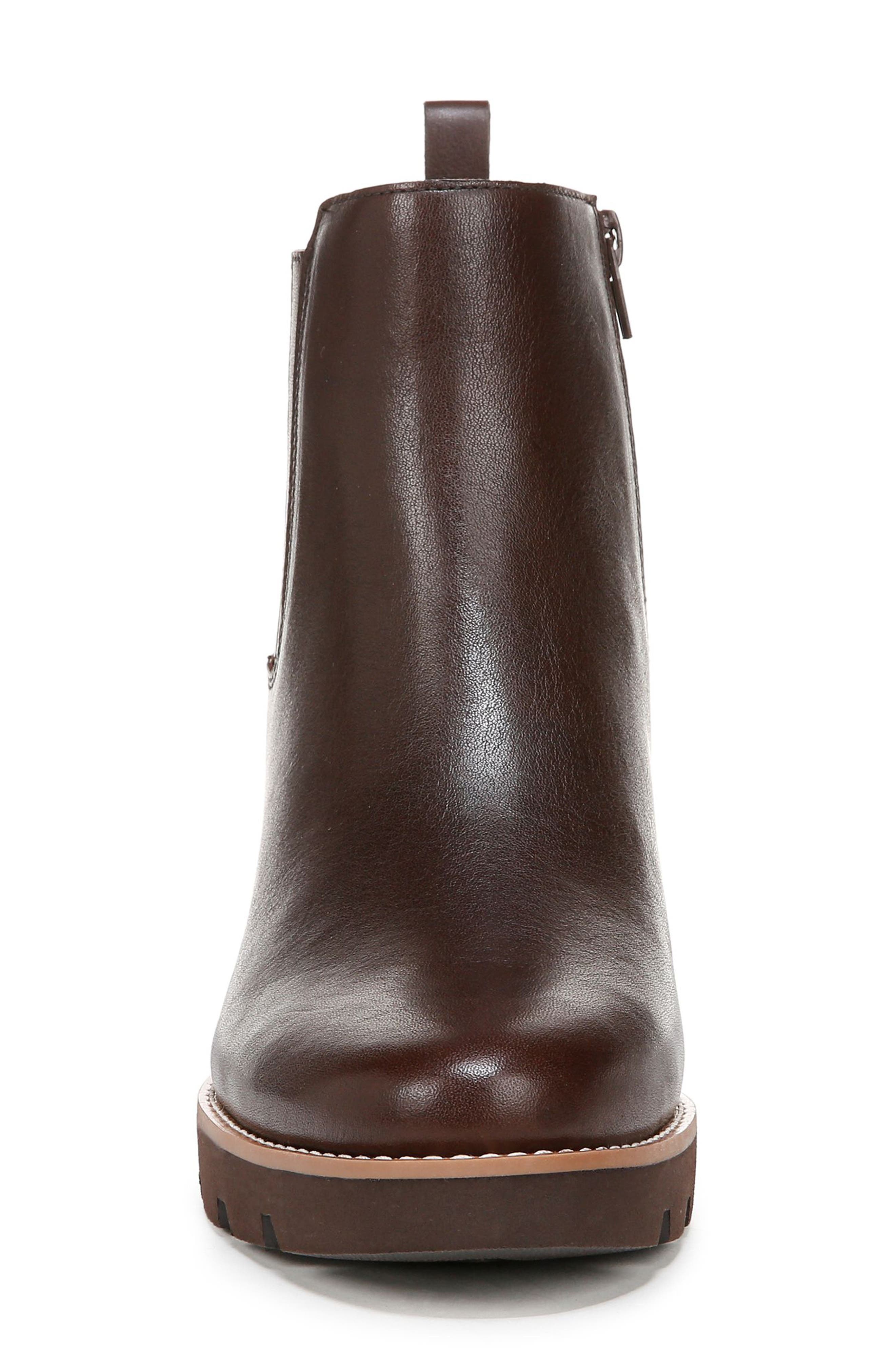 Aria Platform Bootie, Alternate, color, DARK BROWN
