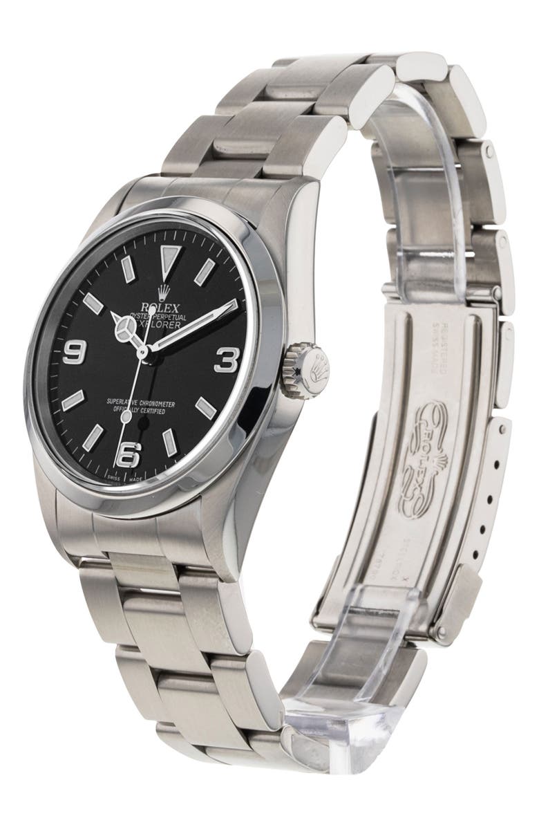 Watchfinder & Co. Rolex Preowned Explorer Bracelet Watch, 36mm, Alternate, color,