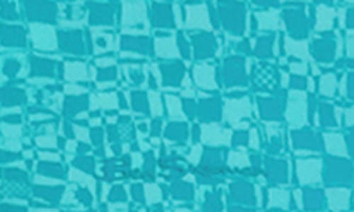 Ben Sherman Twisted Checker Tech Jersey Sports Polo In Pool Green