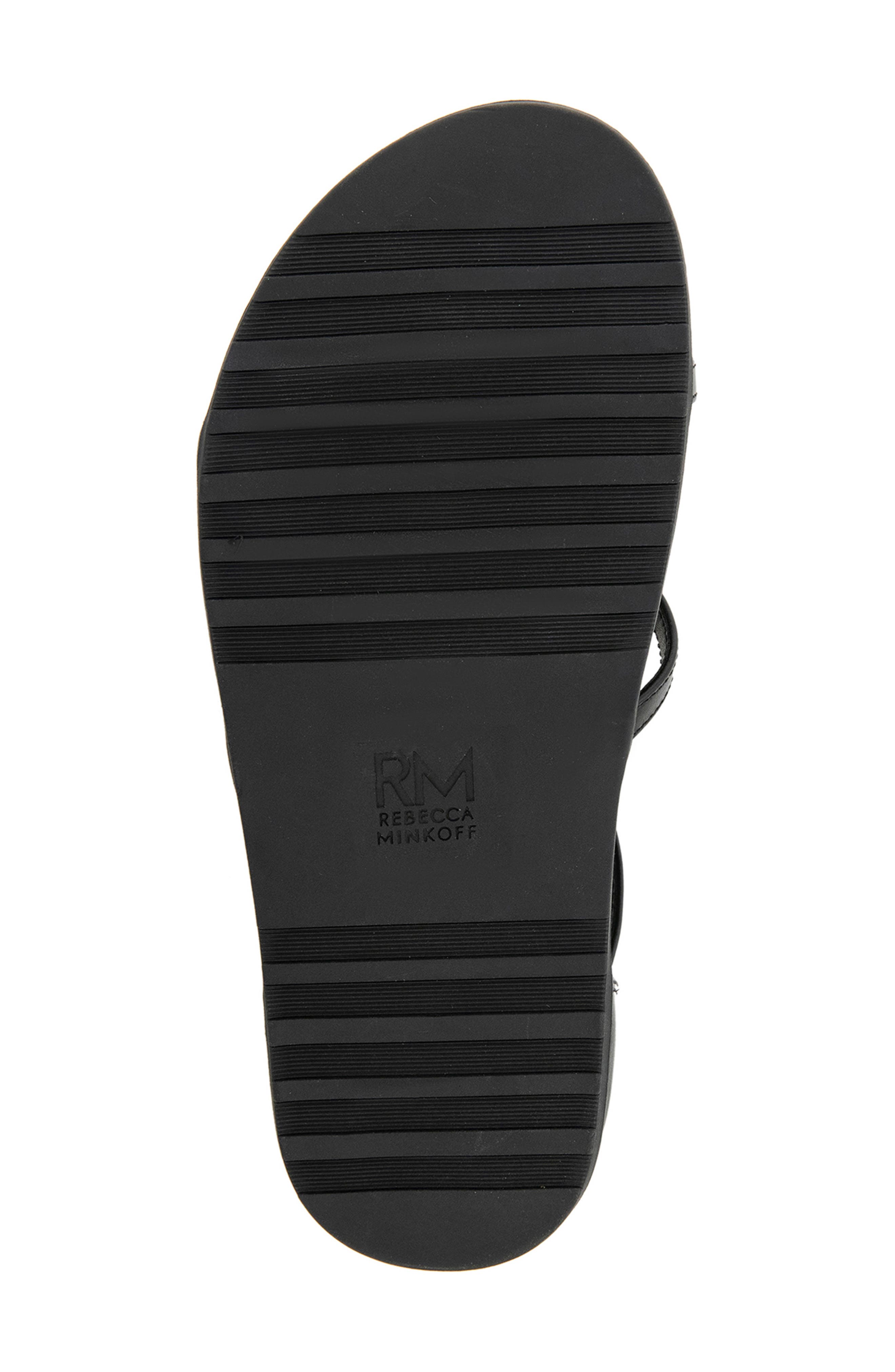 Rebecca Minkoff Hadley Cage Sandal, Alternate, color, Black