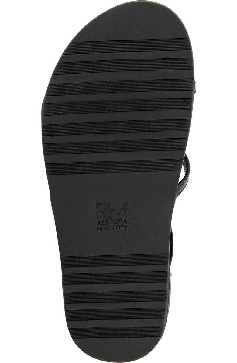 Rebecca Minkoff Hadley Cage Sandal, Alternate, color, Black
