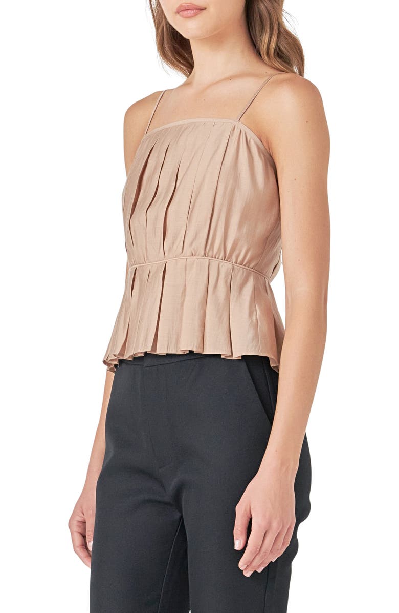 Endless Rose Pleated Peplum Top, Alternate, color,