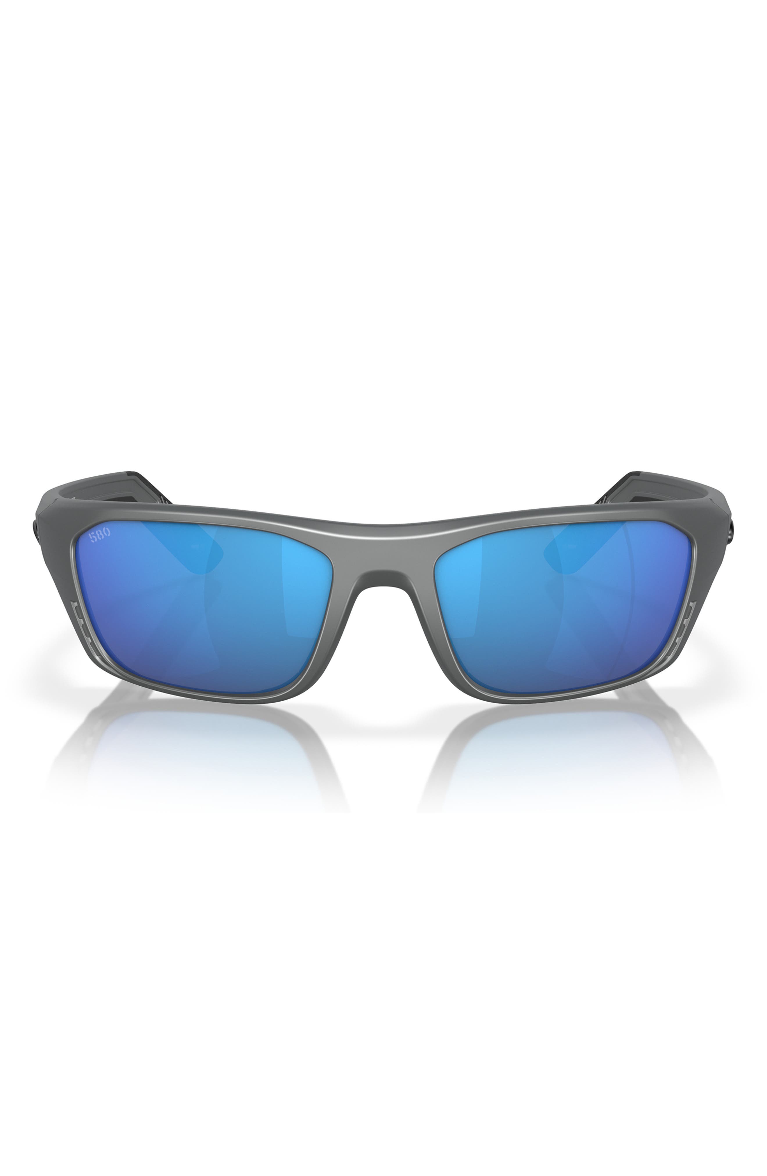 MATTE GRAY/ BLUE MIRROR 580G