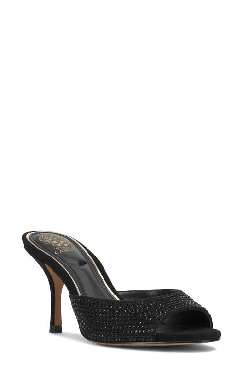 Vince Camuto Prynn Crystal Sandal In Black