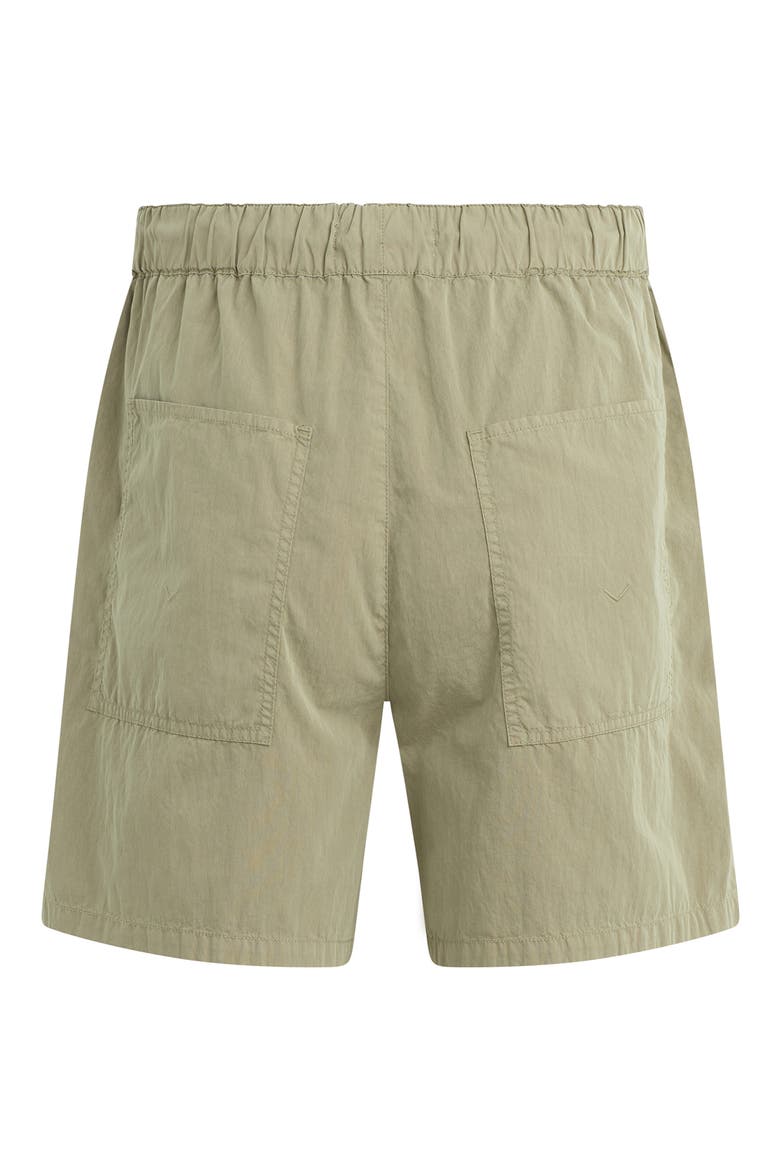 Drawstring Cotton Blend Shorts, Alternate, color, LAUREL