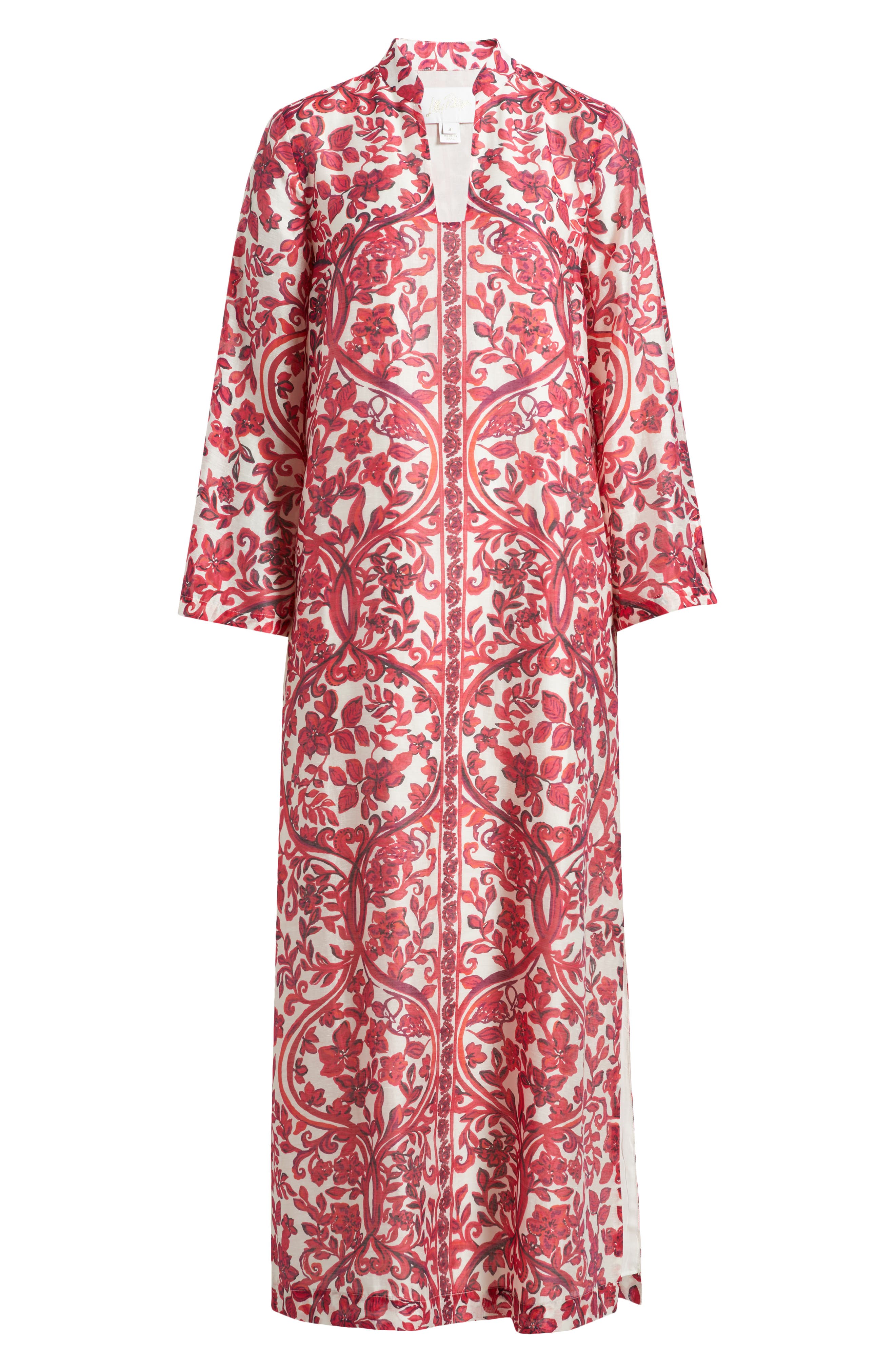 IRELLA CAFTAN DRESS, KITTS GREEN OVERSIZED SUNSET SHADOWS
