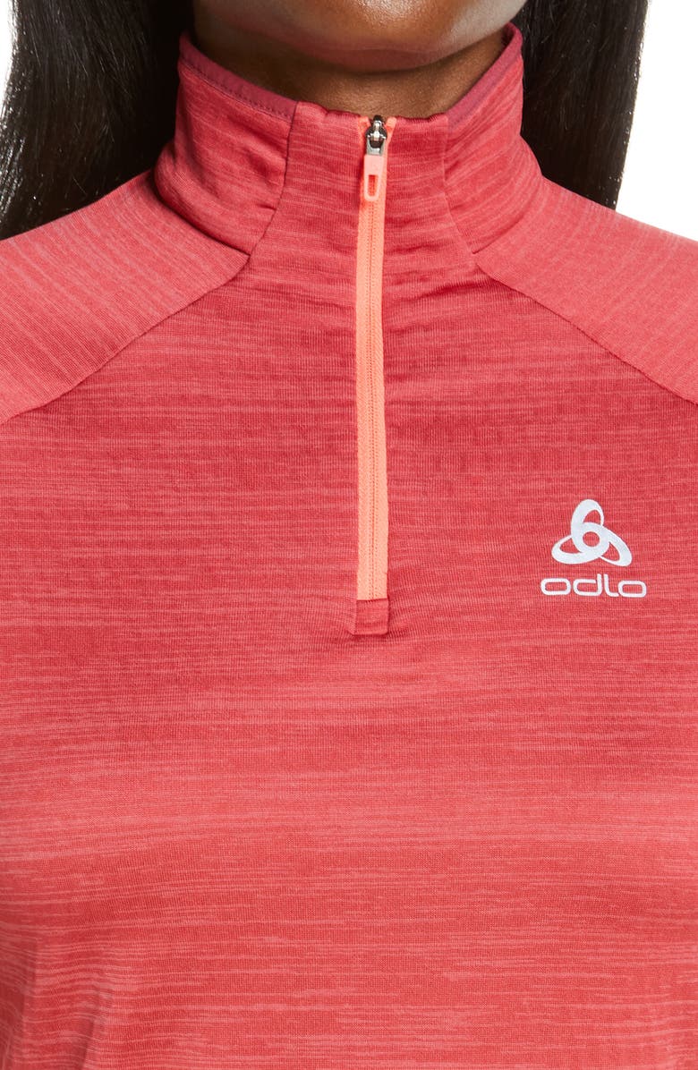 Odlo Run Easy Half-Zip Mid-Layer Top, Alternate, color, 
