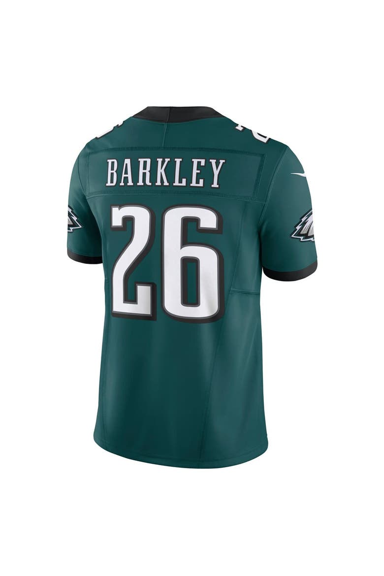 Men's Nike Saquon Barkley Midnight Green Philadelphia Eagles Vapor F.U.S.E. Limited Jersey, Alternate, color, Green