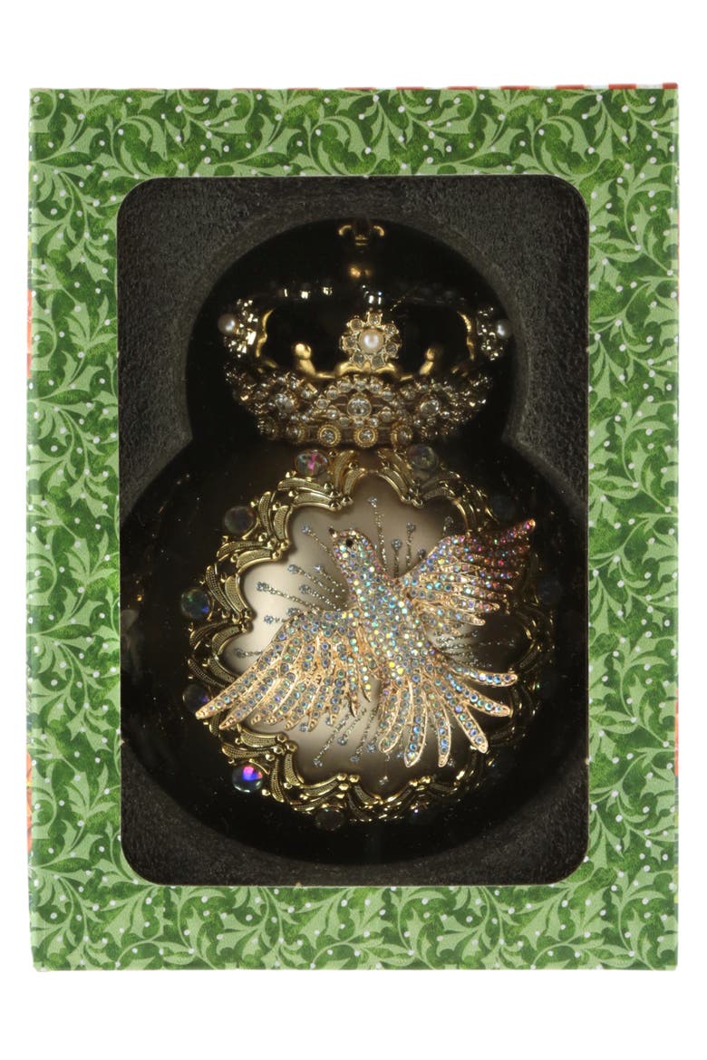 Crown Jewels Ornament, Gold, Alternate, color, Gold